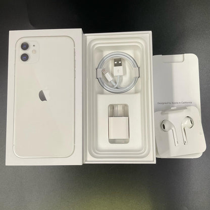 【全額返金保証】【最速発送】Apple iPhone iPhone 11 64GB ホワイト Softbank SIMフリー 白ロム 動作確認済 85%