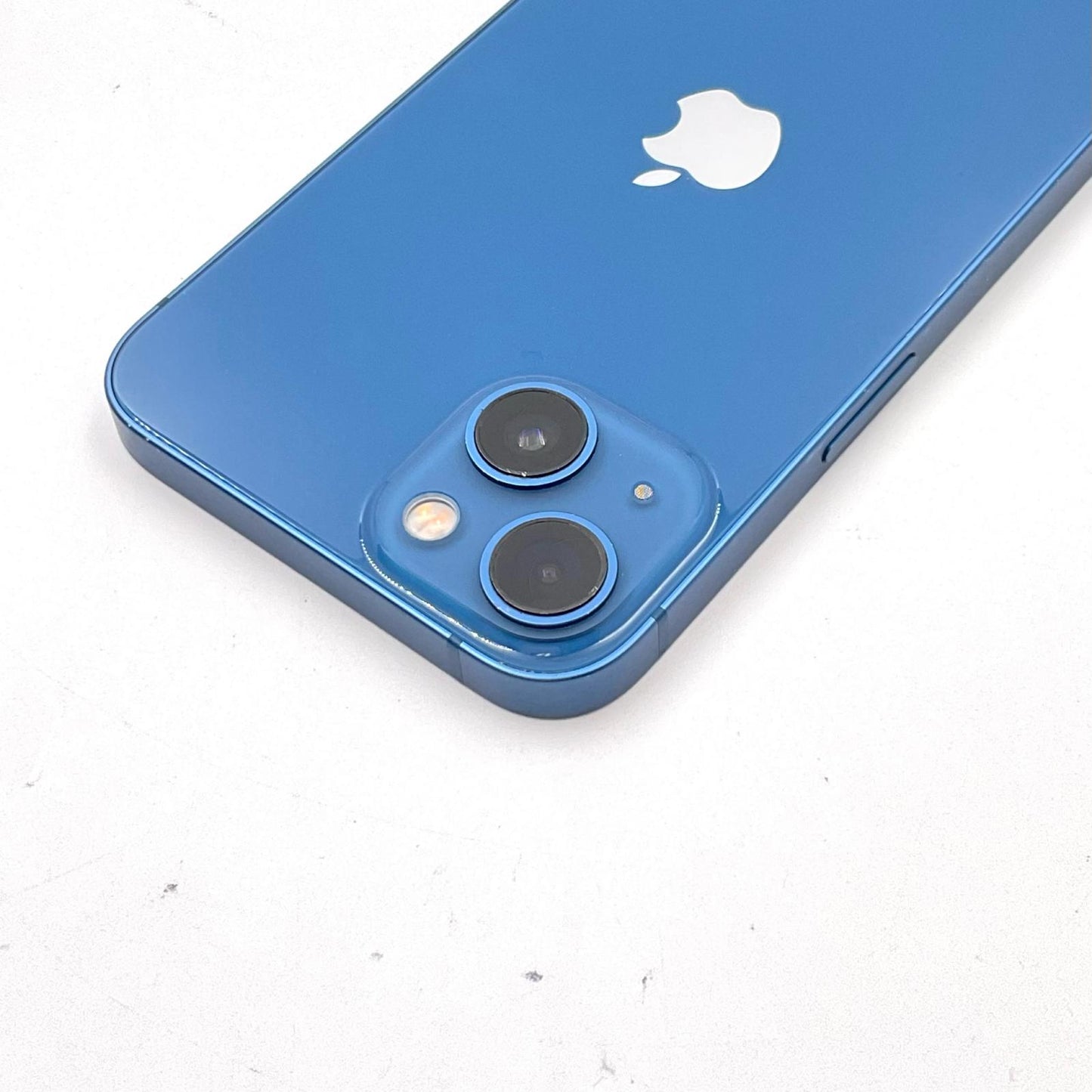 【全額返金保証】【最速発送】Apple iPhone iPhone 13 128GB ブルー Softbank SIMフリー 白ロム 動作確認済 77%