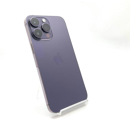【最速発送】Apple iPhone iPhone 14 Pro Max 256GB ディープパープル SIMフリー 白ロム【難有】 85%