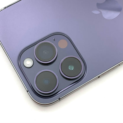 【最速発送】Apple iPhone iPhone 14 Pro Max 256GB ディープパープル SIMフリー 白ロム【難有】 85%