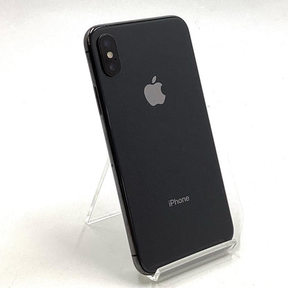【全額返金保証】【最速発送】Apple iPhone iPhone X 256GB スペースグレイ docomo 白ロム 動作確認済 79%