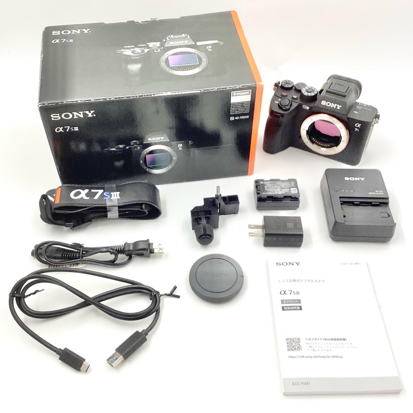【全額返金保証】【最速発送】Sony デジタル一眼 α7S III ILCE-7SM3 ボディ ブラック 美品 動作確認済