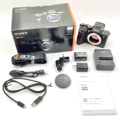 【全額返金保証】【最速発送】Sony デジタル一眼 α7S III ILCE-7SM3 ボディ ブラック 美品 動作確認済