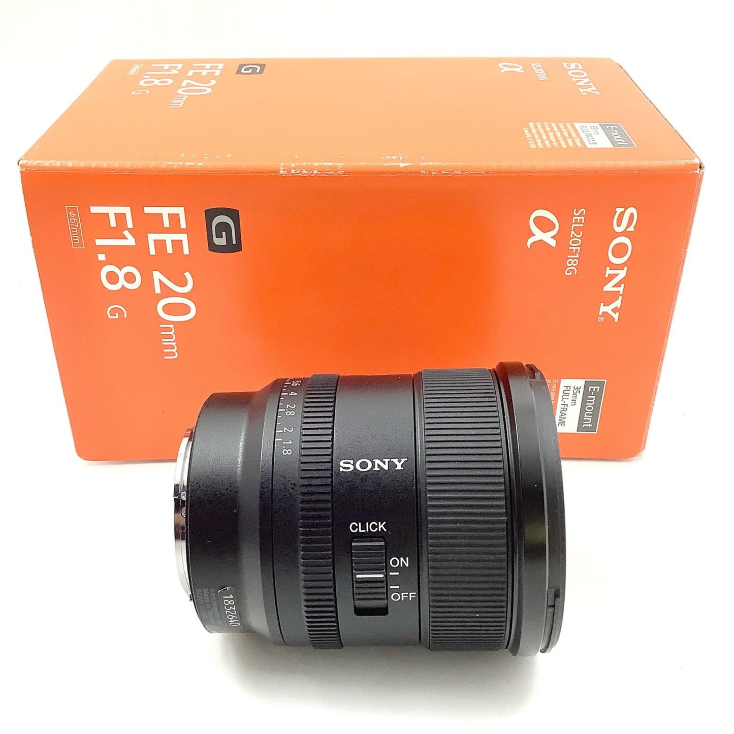【全額返金保証】【最速発送】Sony FE 20mm F1.8 G SEL20F18G 美品 動作確認済