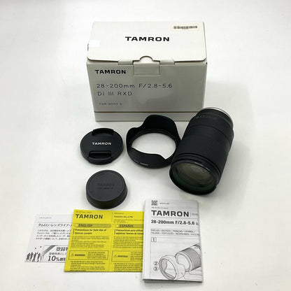 【全額返金保証】【最速発送】TAMRON 28-200mm F/2.8-5.6 Di III RXD (Model A071) 超美品 動作確認済