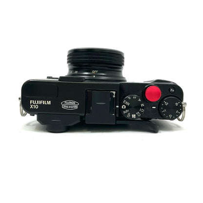 【全額返金保証】【最速発送】FUJIFILM コンパクトデジタルカメラ X10 ブラック 動作確認済