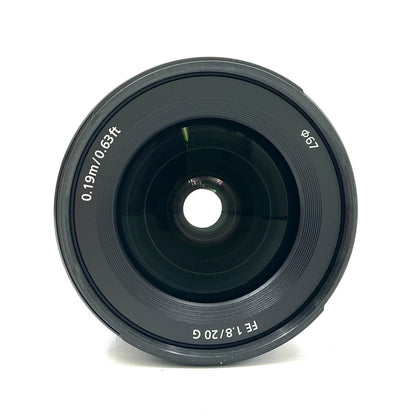 【全額返金保証】【最速発送】Sony FE 20mm F1.8 G SEL20F18G 超美品 動作確認済