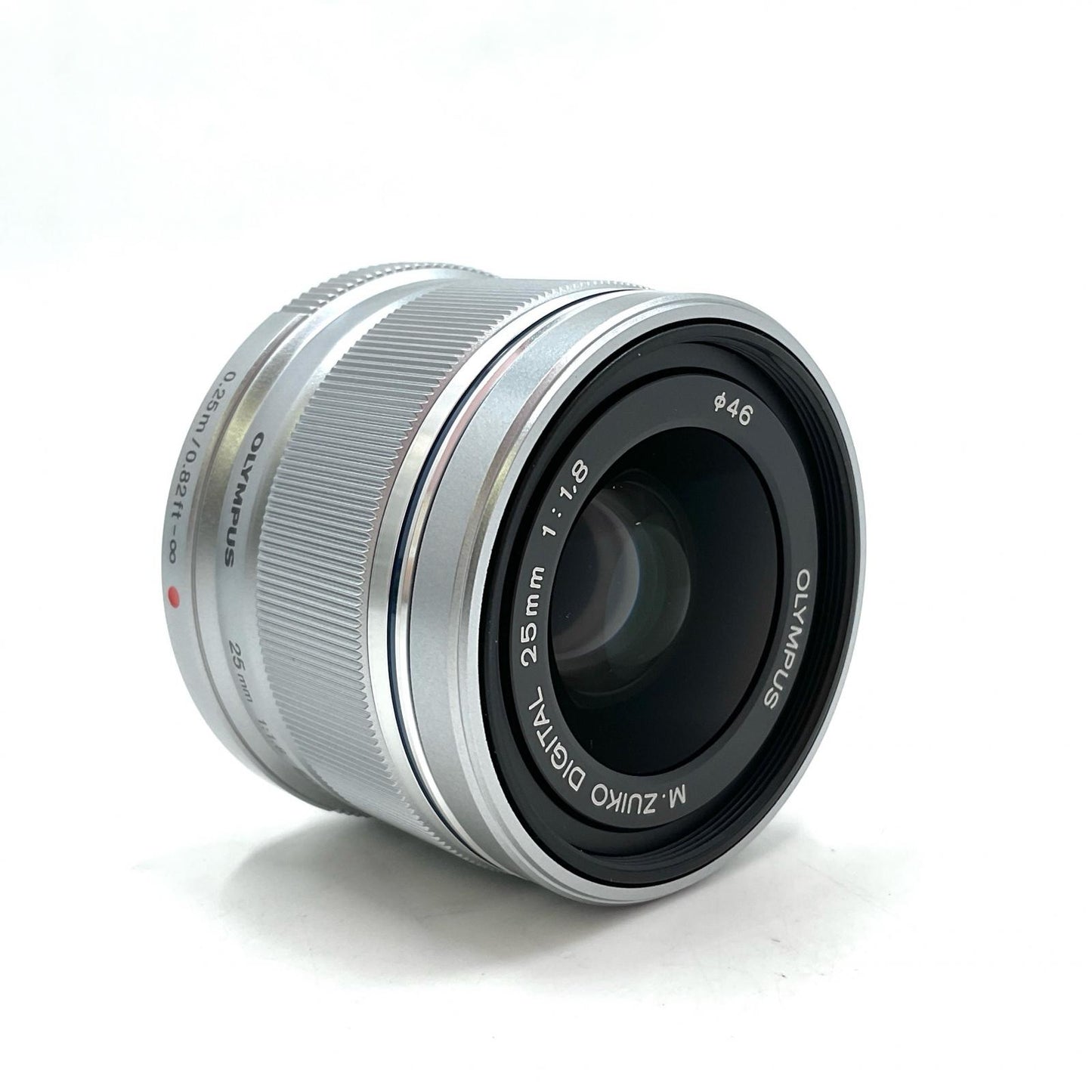 【全額返金保証】【最速発送】OLYMPUS M.ZUIKO DIGITAL 25mm F1.8 [シルバー] 美品 動作確認済