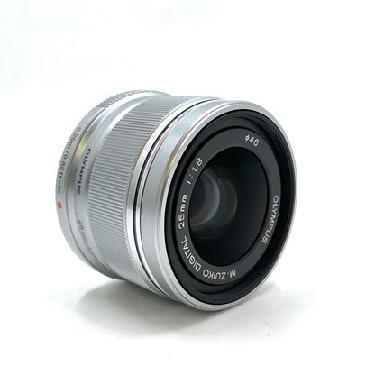 【全額返金保証】【最速発送】OLYMPUS M.ZUIKO DIGITAL 25mm F1.8 [シルバー] 美品 動作確認済