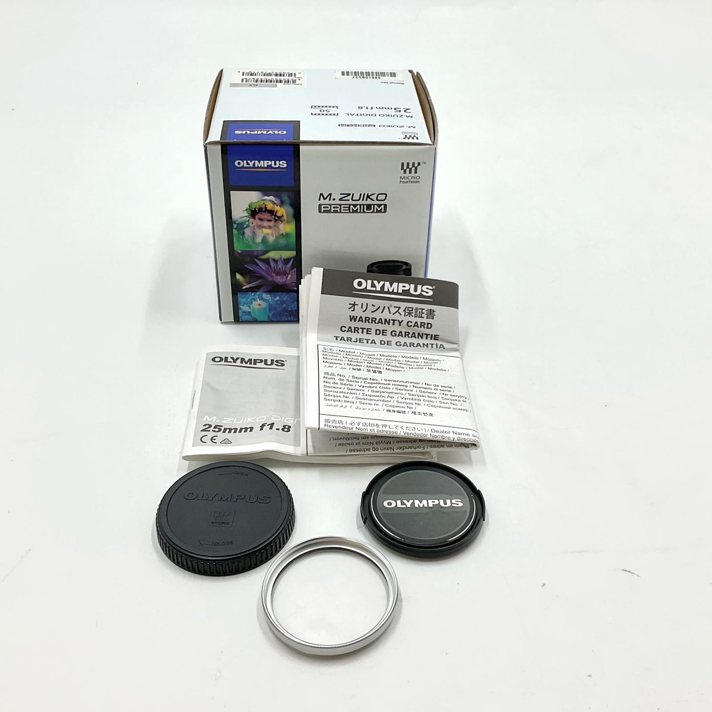 【全額返金保証】【最速発送】OLYMPUS M.ZUIKO DIGITAL 25mm F1.8 [シルバー] 美品 動作確認済