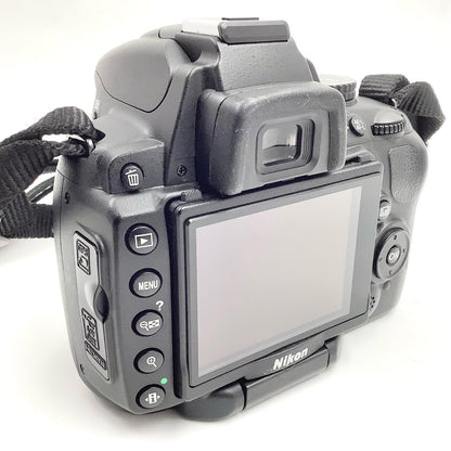 【全額返金保証】【最速発送】Nikon デジタル一眼 D5000 ボディ ブラック 美品 動作確認済