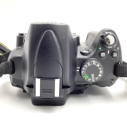 【全額返金保証】【最速発送】Nikon デジタル一眼 D5000 ボディ ブラック 美品 動作確認済