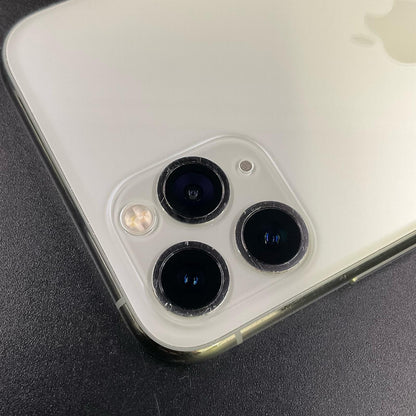 【全額返金保証】【最速発送】Apple iPhone iPhone 11 Pro 256GB シルバー docomo SIMフリー 白ロム 動作確認済 77.6%
