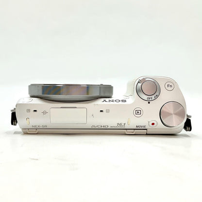 【全額返金保証】【最速発送】Sony デジタル一眼 α NEX-5R [ホワイト] ホワイト 動作確認済