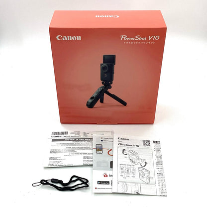 【全額返金保証】【最速発送】Canon PowerShot V10 トライポッドグリップキット 超美品 動作確認済
