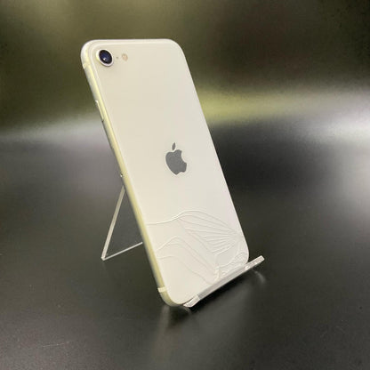 【最速発送】Apple iPhone iPhone SE（第2世代） 128GB ホワイト au SIMフリー 白ロム【難有】 87%