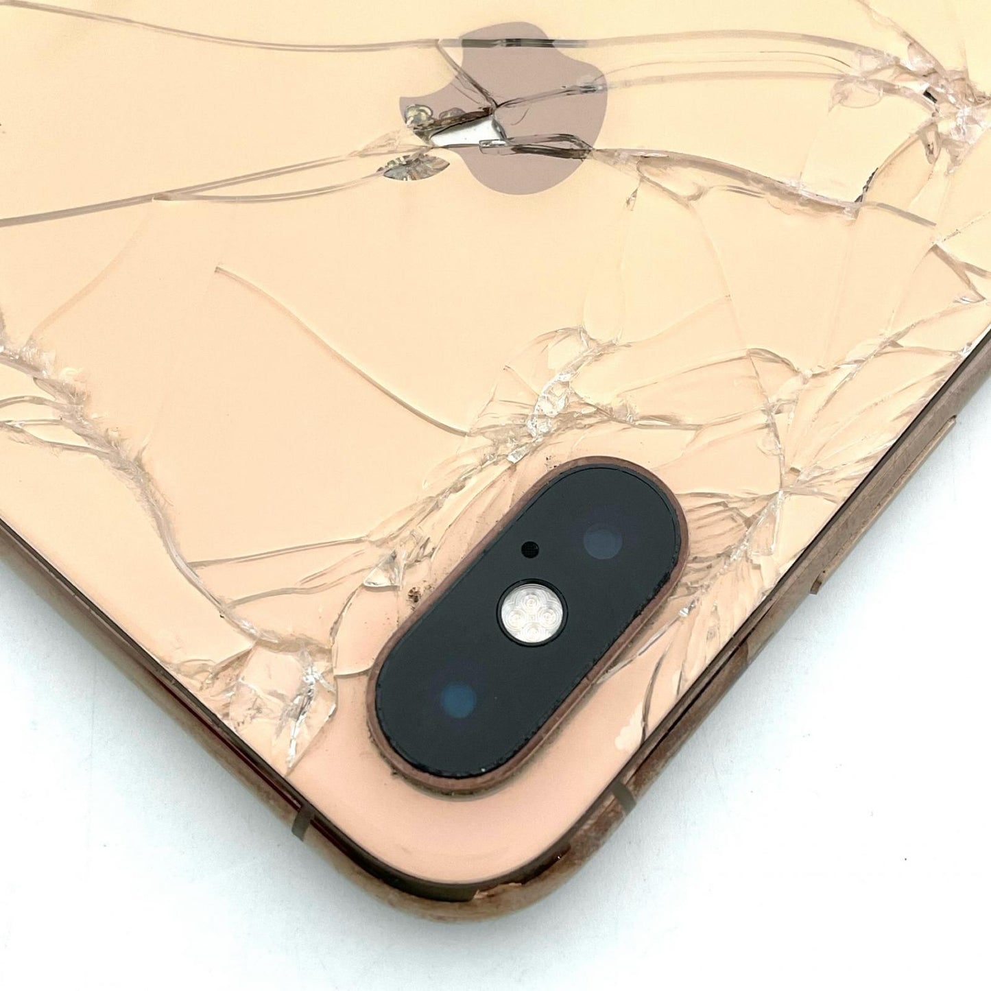 【最速発送】Apple iPhone iPhone XS Max 64GB ゴールド docomo 白ロム【難有】 87%