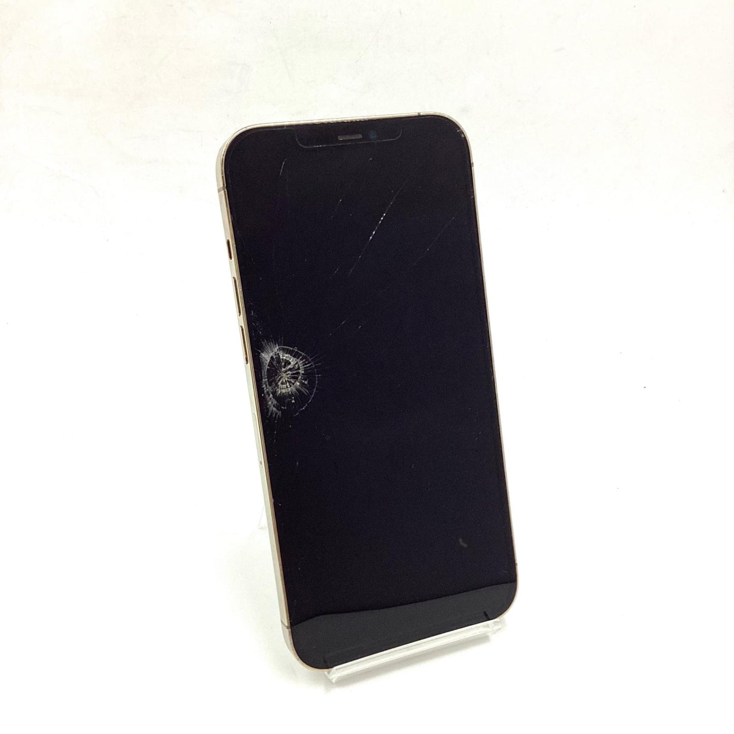 【最速発送】Apple iPhone iPhone 12 Pro Max 128GB ゴールド docomo SIMフリー 白ロム【難有】 75%