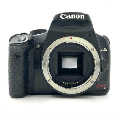 【最速発送】Canon デジタル一眼 EOS Kiss X2 ブラック【難有】