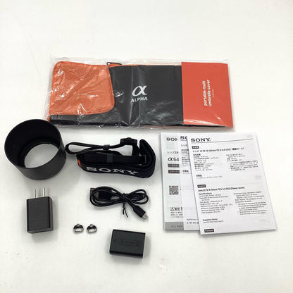 【全額返金保証】【最速発送】Sony デジタル一眼 α6400 ILCE-6400Y ダブルズームレンズキット ブラック 美品 動作確認済