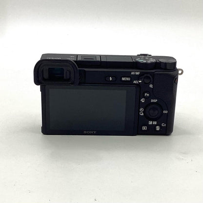 【全額返金保証】【最速発送】Sony デジタル一眼 α6400 ILCE-6400Y ダブルズームレンズキット ブラック 美品 動作確認済