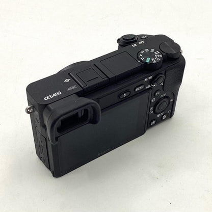 【全額返金保証】【最速発送】Sony デジタル一眼 α6400 ILCE-6400Y ダブルズームレンズキット ブラック 美品 動作確認済