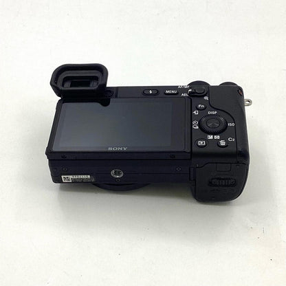 【全額返金保証】【最速発送】Sony デジタル一眼 α6400 ILCE-6400Y ダブルズームレンズキット ブラック 美品 動作確認済