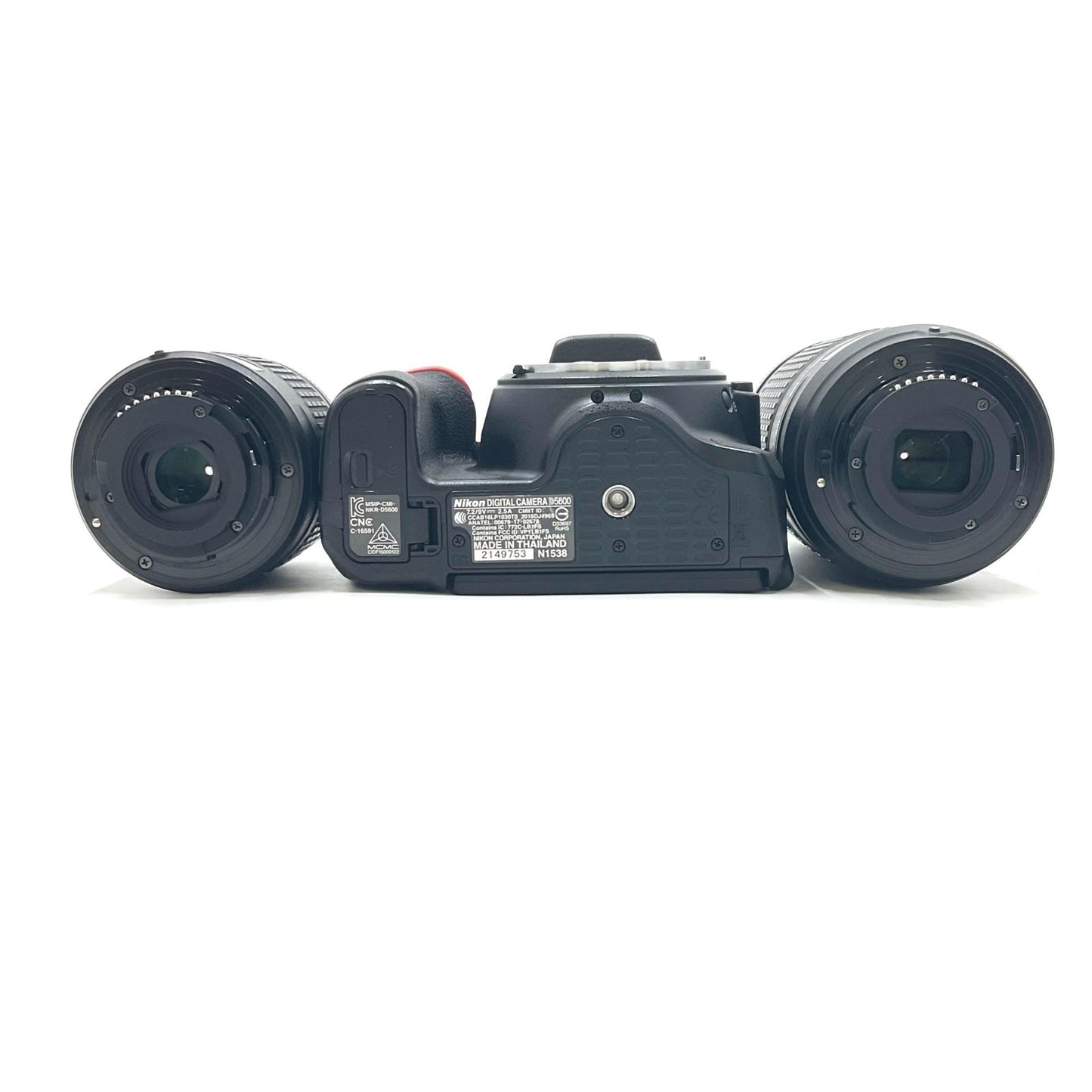 【全額返金保証】【最速発送】Nikon デジタル一眼 D5600 ダブルズームキット ブラック 動作確認済