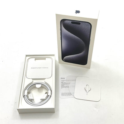 【全額返金保証】【最速発送】Apple iPhone iPhone 15 Pro 256GB ブルーチタニウム SIMフリー 動作確認済 79%