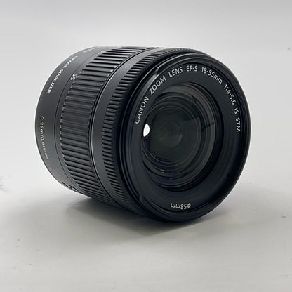 【全額返金保証】【最速発送】Canon EF-S18-55mm F4-5.6 IS STM 動作確認済