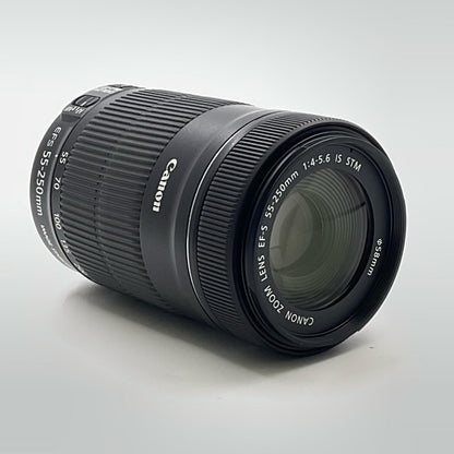 【全額返金保証】【最速発送】Canon EF-S55-250mm F4-5.6 IS STM 美品 動作確認済