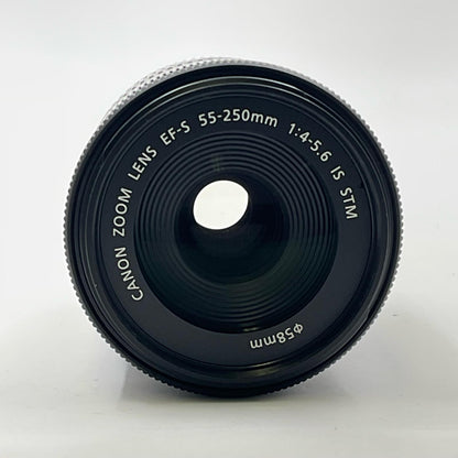 【全額返金保証】【最速発送】Canon EF-S55-250mm F4-5.6 IS STM 美品 動作確認済