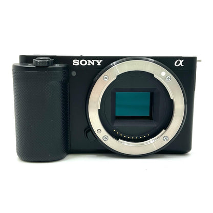 【全額返金保証】【最速発送】Sony デジタル一眼 VLOGCAM ZV-E10 ボディ [ブラック] ブラック 美品 動作確認済