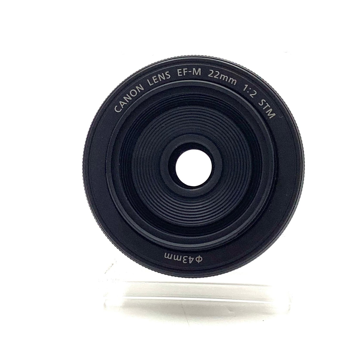 【全額返金保証】【最速発送】Canon EF-M22mm F2 STM [ブラック] 美品 動作確認済