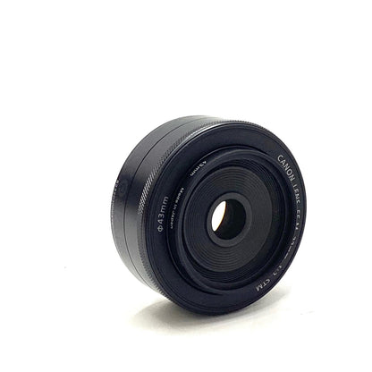 【全額返金保証】【最速発送】Canon EF-M22mm F2 STM [ブラック] 美品 動作確認済