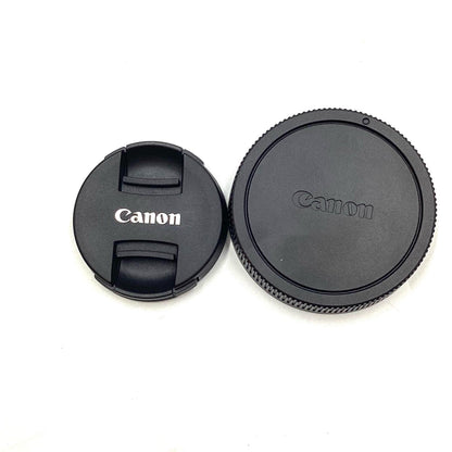 【全額返金保証】【最速発送】Canon EF-M22mm F2 STM [ブラック] 美品 動作確認済