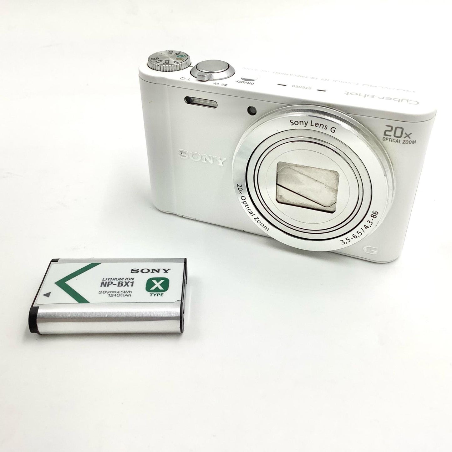 【全額返金保証】【最速発送】Sony コンパクトデジタルカメラ サイバーショット DSC-WX300 (W) [ホワイト] 動作確認済