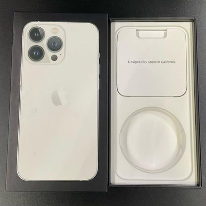 【全額返金保証】【最速発送】Apple iPhone iPhone 13 Pro 128GB シルバー docomo SIMフリー 白ロム 動作確認済 82%