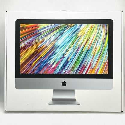 【全額返金保証】【最速発送】Apple iMac 21.5インチ 3.6GHz クアッドコア Intel Core i3 8GB フュージョンドライブ 1TB シルバー 美品 動作確認済