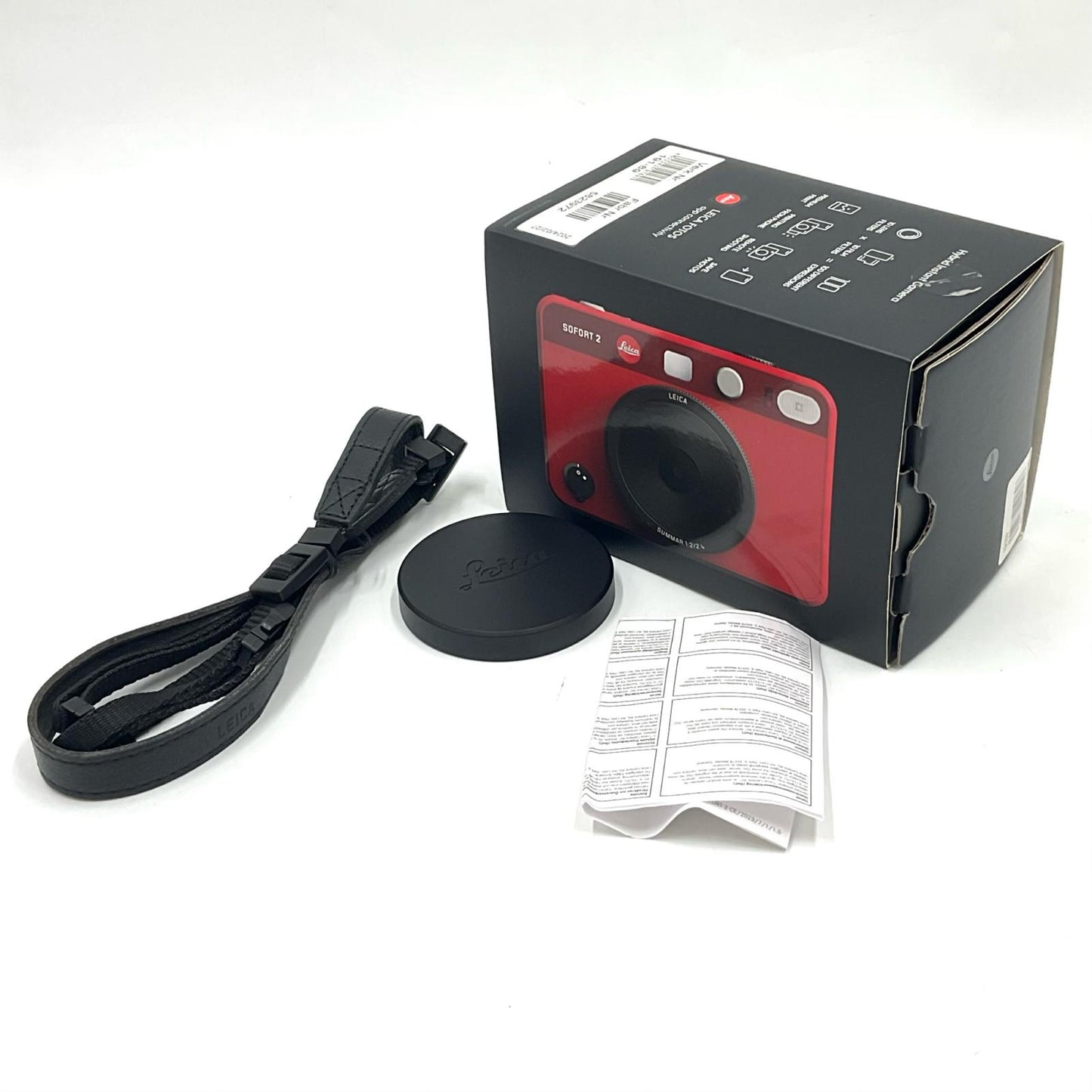 【全額返金保証】【最速発送】Leica コンパクトデジタルカメラ ゾフォート2 レッド 美品 動作確認済