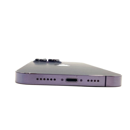 【全額返金保証】【最速発送】Apple iPhone iPhone 14 Pro Max 512GB ディープパープル SIMフリー 白ロム 動作確認済 81%