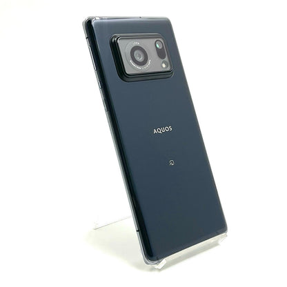 【全額返金保証】【最速発送】SHARP AQUOS R6 128GB ブラック Softbank SIMフリー A101SH 動作確認済