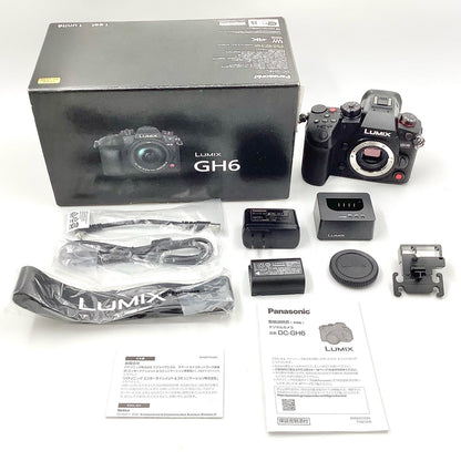 【全額返金保証】【最速発送】Panasonic デジタル一眼 LUMIX DC-GH6 ボディ ブラック 超美品 動作確認済