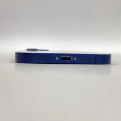 【全額返金保証】【最速発送】Apple iPhone iPhone 12 64GB ブルー docomo SIMフリー 白ロム 動作確認済 80%