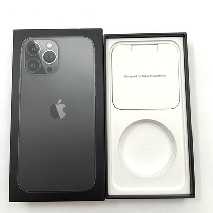 【全額返金保証】【最速発送】Apple iPhone iPhone 13 Pro Max 128GB グラファイト Softbank SIMフリー 白ロム 動作確認済 72%