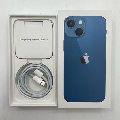 【全額返金保証】【最速発送】Apple iPhone iPhone 13 mini 128GB ブルー SIMフリー 白ロム 動作確認済 100%
