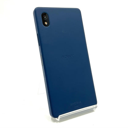【全額返金保証】【最速発送】Sony Xperia Ace III 64GB ブルー au SOG08 白ロム 動作確認済