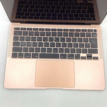 【全額返金保証】【最速発送】Apple MacBook Air 13インチ 2020 Apple M1 8GB SSD 256GB ゴールド 94% 動作確認済
