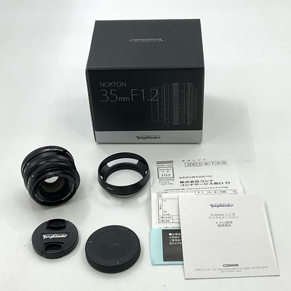 【全額返金保証】【最速発送】フォクトレンダー NOKTON 35mm F1.2 X-mount 美品 動作確認済