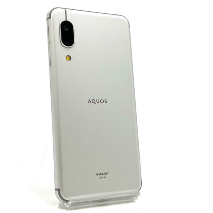 【全額返金保証】【最速発送】SHARP AQUOS sense3 basic 32GB シルバー au SHV48 白ロム 動作確認済